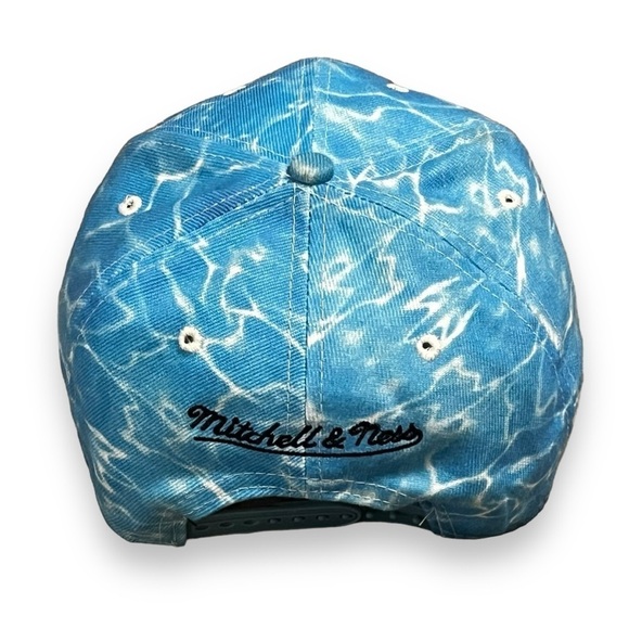 Mitchell & Ness New Orleans Pelicans Hat NBA Snap Back Embroidered Blue Water - Picture 6 of 11